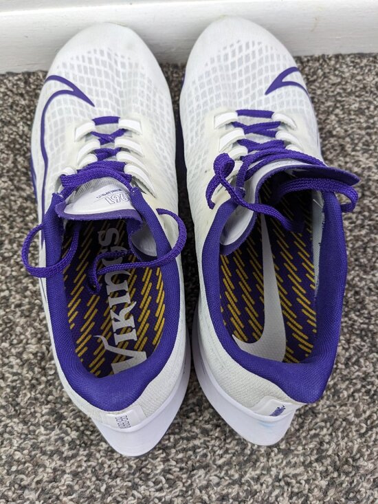 Nike Air Zoom Pegasus 37 Minnesota Vikings White Purple Mens Size 9 CZ5466-100 main image 7